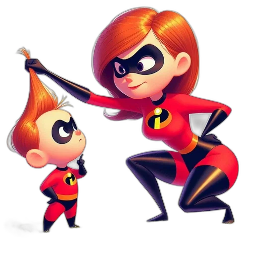 comic book art, concept art, cartoon, 3d render transparent PNG cut-out
