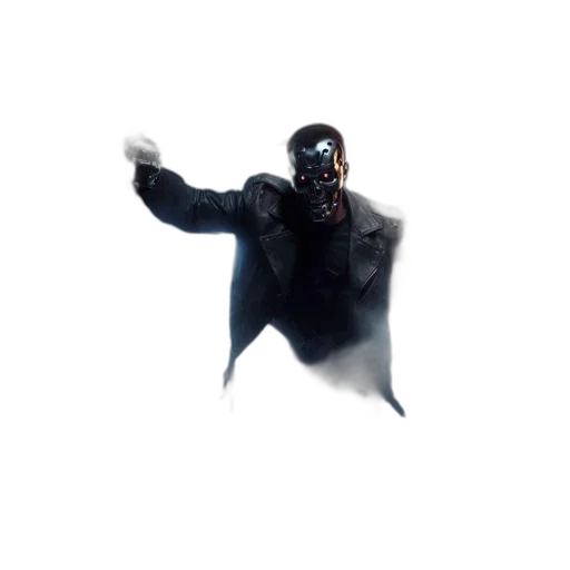 mask, robot, creature, jacket transparent PNG cut-out