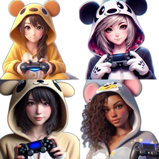 concept art, 3d render, fantasy art, anime transparent PNG cut-out