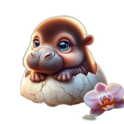 creature, animal, photorealistic, concept art transparent PNG cut-out