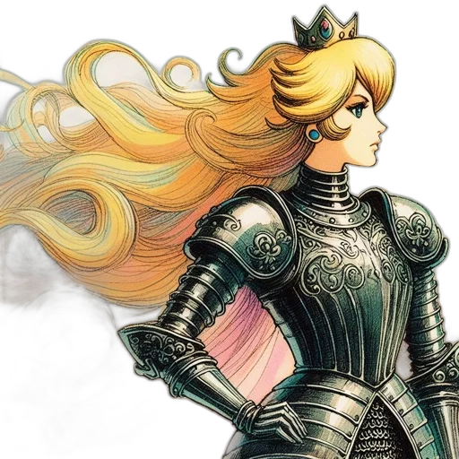 crown, sword, comic book art, concept art transparent PNG cut-out