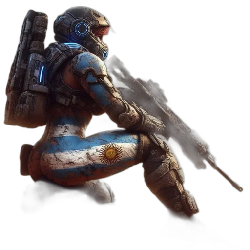 robot, weapon, sword, staff transparent PNG cut-out