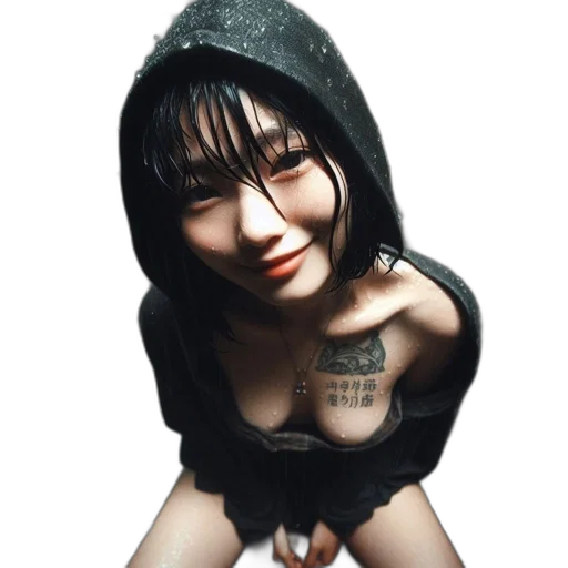 photorealistic, cyberpunk, 3d render, concept art transparent PNG cut-out