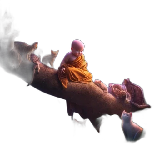 dragon, weapon, animal, staff transparent PNG cut-out
