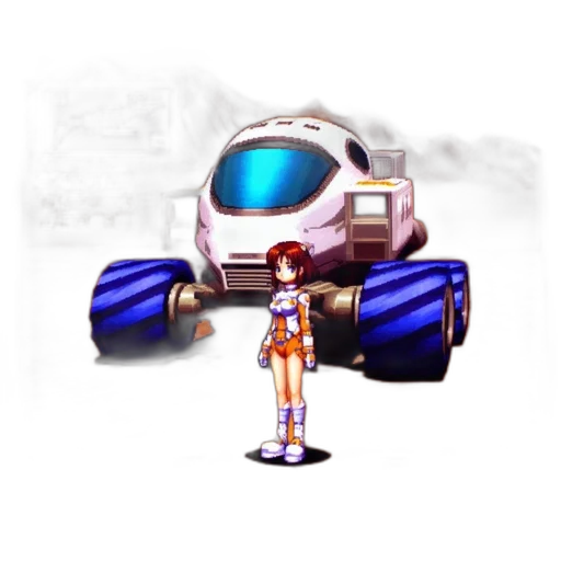 robot, weapon, car, staff transparent PNG cut-out