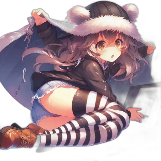 hat, staff, creature, weapon transparent PNG cut-out