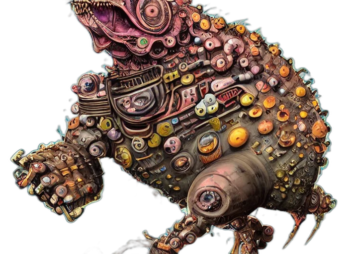 creature, robot, dragon, animal transparent PNG cut-out