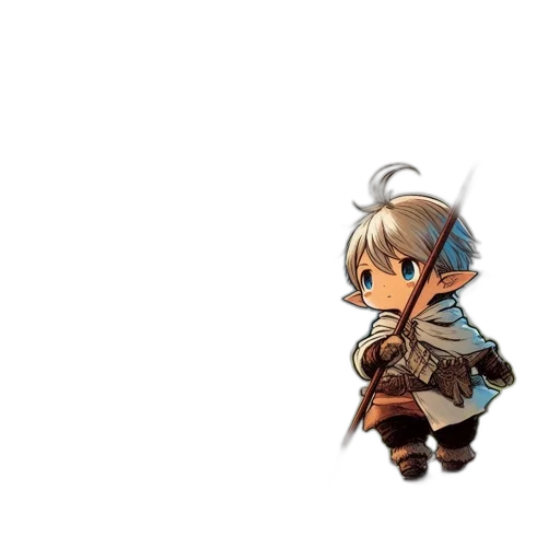 weapon, staff, sword, creature transparent PNG cut-out