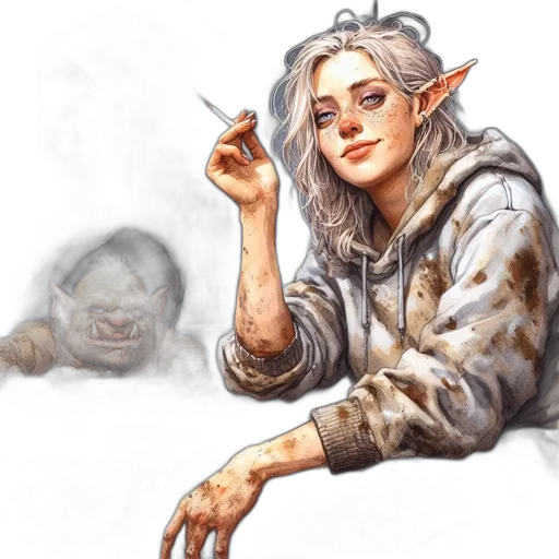 creature, face, concept art, fantasy art transparent PNG cut-out