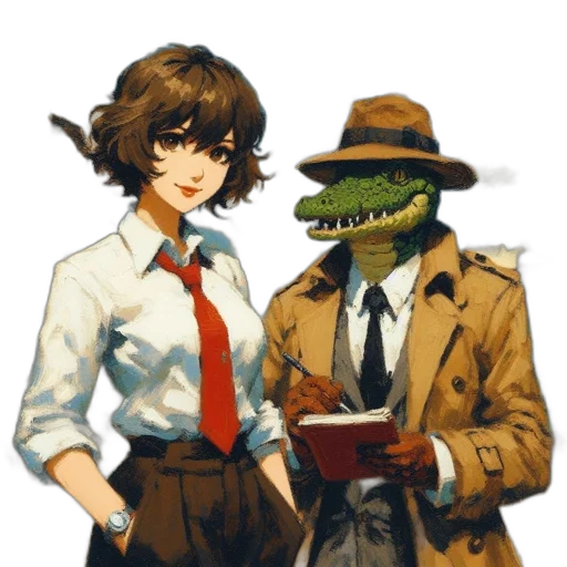 hat, jacket, mask, staff transparent PNG cut-out