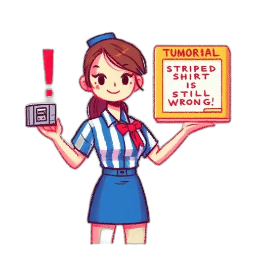 staff, food, robot, dress transparent PNG cut-out