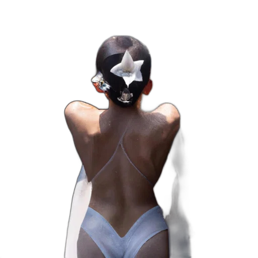 mask, dress, jewelry, staff transparent PNG cut-out