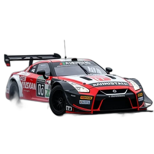 car, nissan, race, taking transparent PNG cut-out