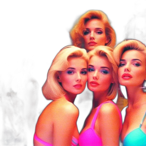 vaporwave, photorealistic, oil painting, 3d render transparent PNG cut-out