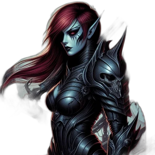 fantasy art, concept art, comic book art, pixel art transparent PNG cut-out