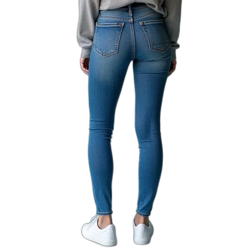 jacket, 3d render, blue, classic transparent PNG cut-out
