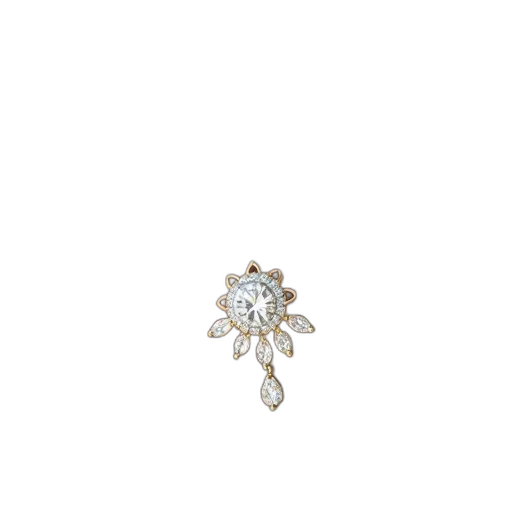 jewelry, crown, flower, staff transparent PNG cut-out