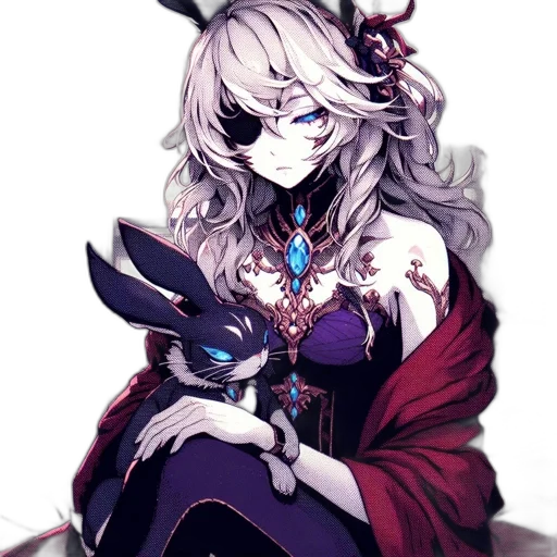 mask, dress, staff, crown transparent PNG cut-out