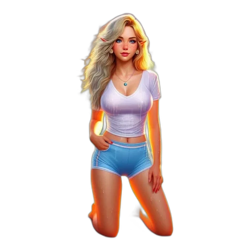 3d render, concept art, pixel art, fantasy art transparent PNG cut-out