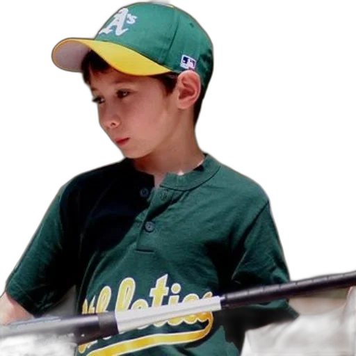 young, boy, wearing, oakland transparent PNG cut-out