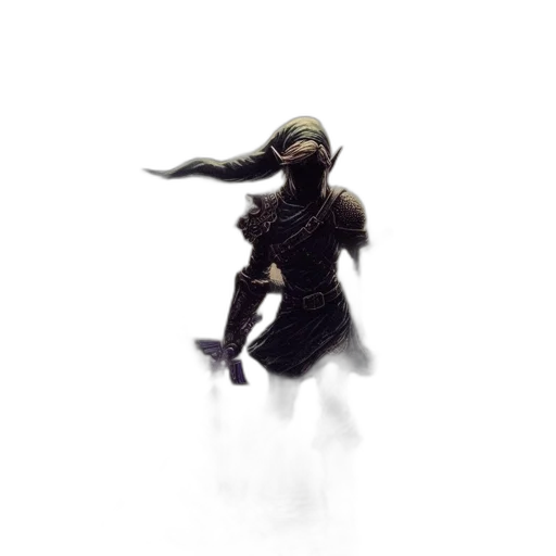 staff, mask, creature, sword transparent PNG cut-out