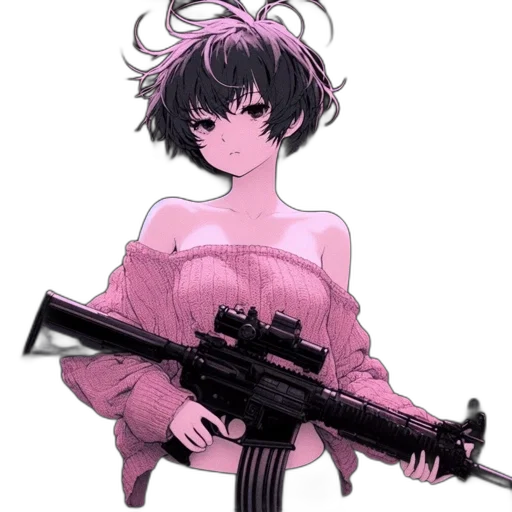 weapon, dress, animal, staff transparent PNG cut-out