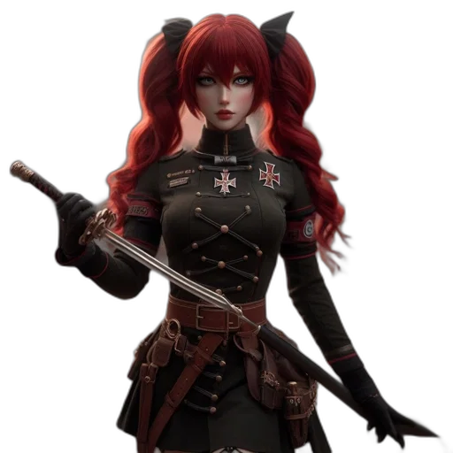 staff, fantasy art, concept art, 3d render transparent PNG cut-out
