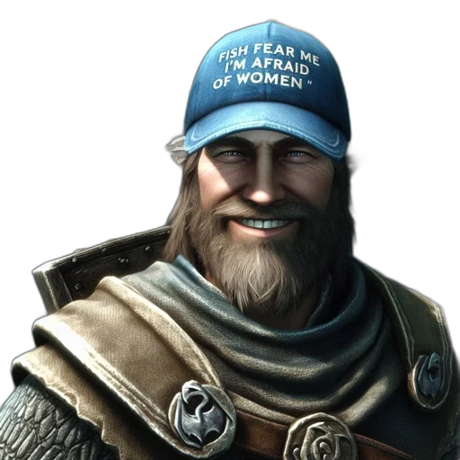 hat, face, weapon, staff transparent PNG cut-out