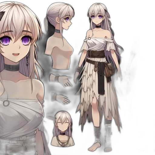 dress, creature, concept art, fantasy art transparent PNG cut-out