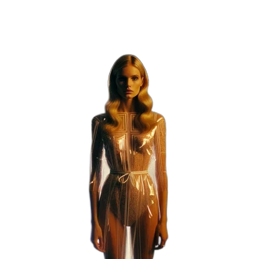 dress, robot, hair, jacket transparent PNG cut-out