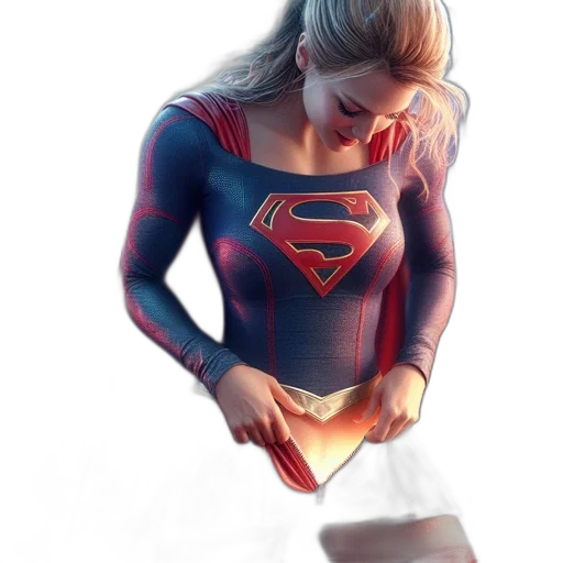 dress, comic book art, concept art, 3d render transparent PNG cut-out
