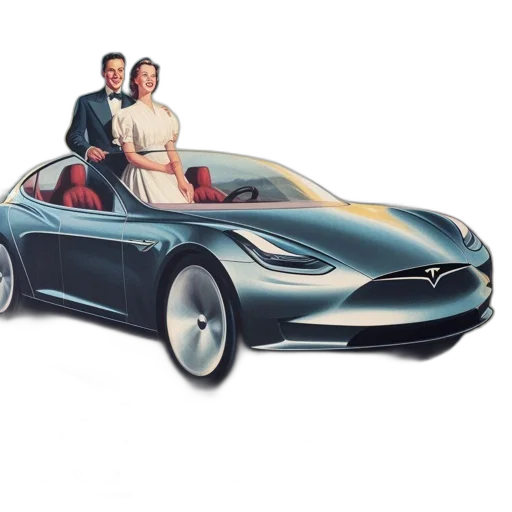 car, concept art, photorealistic, 3d render transparent PNG cut-out