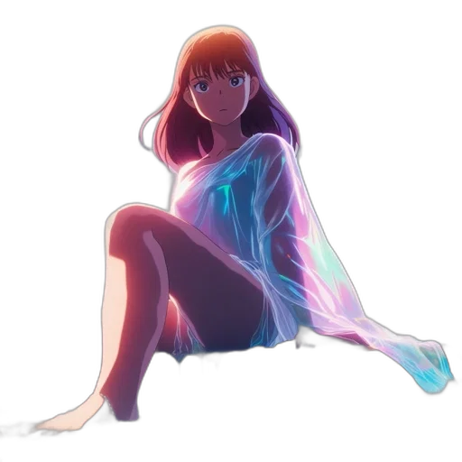 dress, creature, jacket, flower transparent PNG cut-out