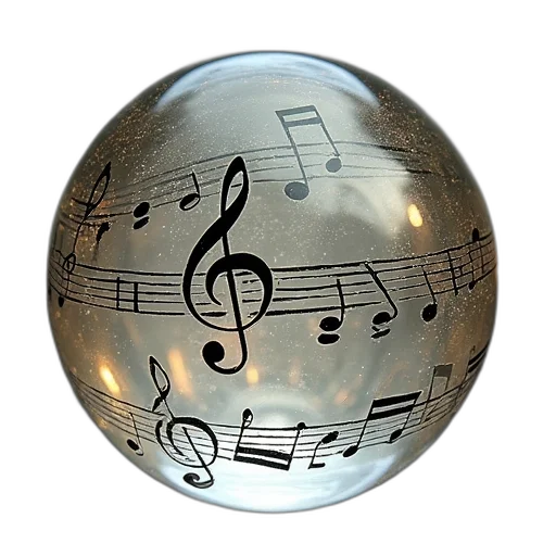jewelry, music, staff, glass transparent PNG cut-out