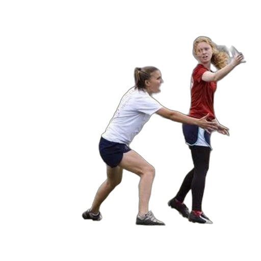 staff, two, women, playing transparent PNG cut-out