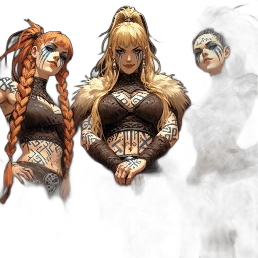 fantasy art, concept art, comic book art, pixel art transparent PNG cut-out