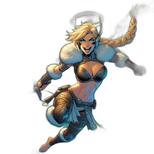 staff, concept art, comic book art, fantasy art transparent PNG cut-out