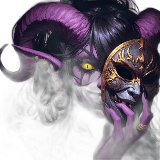 mask, dragon, creature, face transparent PNG cut-out