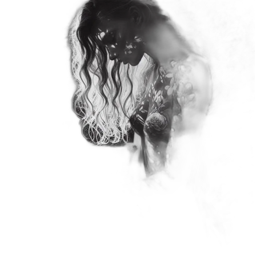 mask, face, creature, hair transparent PNG cut-out
