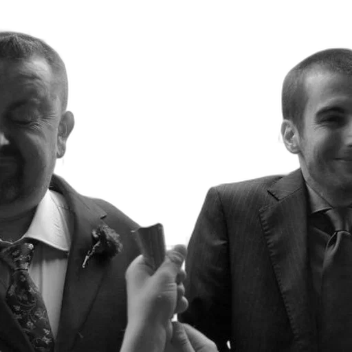 staff, two, men, suits transparent PNG cut-out