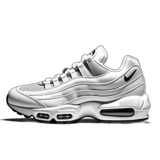 shoes, photorealistic, 3d render, pencil sketch transparent PNG cut-out