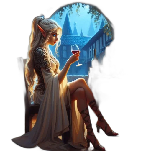 dress, dragon, fantasy art, concept art transparent PNG cut-out