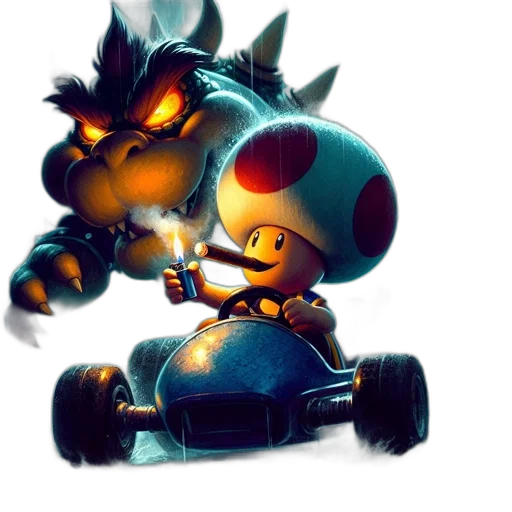 dragon, robot, weapon, car transparent PNG cut-out