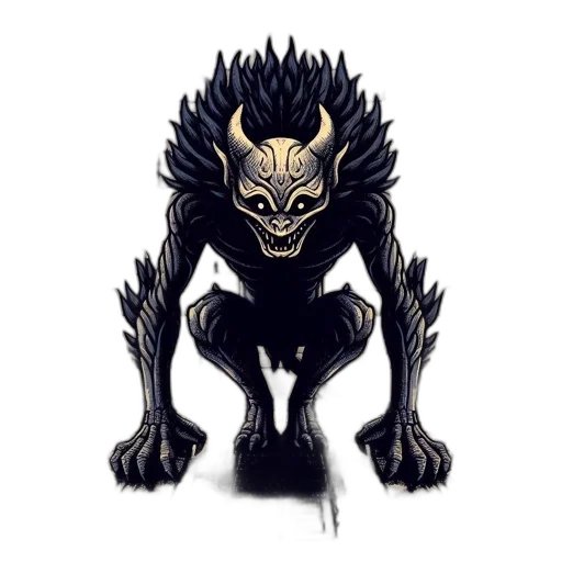 creature, mask, animal, dragon transparent PNG cut-out