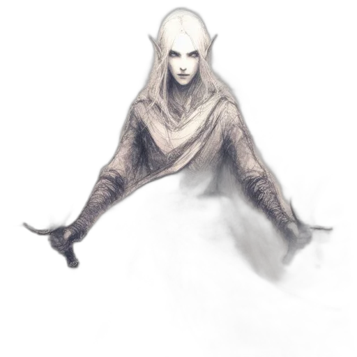 dragon, creature, staff, sword transparent PNG cut-out