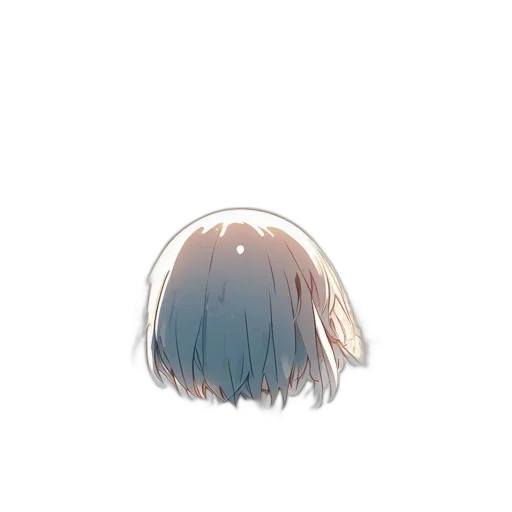 hair, mask, crown, creature transparent PNG cut-out