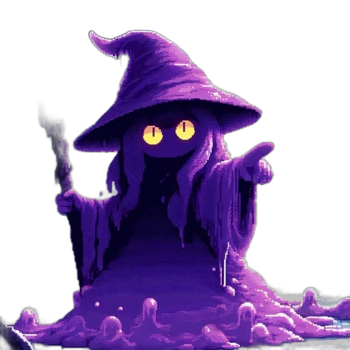 hat, staff, creature, dragon transparent PNG cut-out