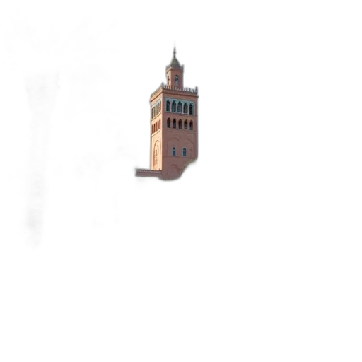building, staff, dragon, robot transparent PNG cut-out