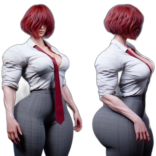 dress, jacket, staff, robot transparent PNG cut-out