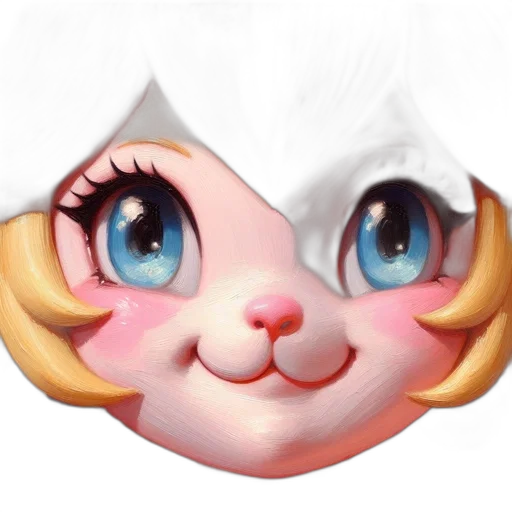 face, mask, creature, 3d render transparent PNG cut-out